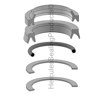 Hydro-Line - After Market Parts Hydraulic Cylinder Repair Kit- 5-1/2 Rod Kit N5-660-44V